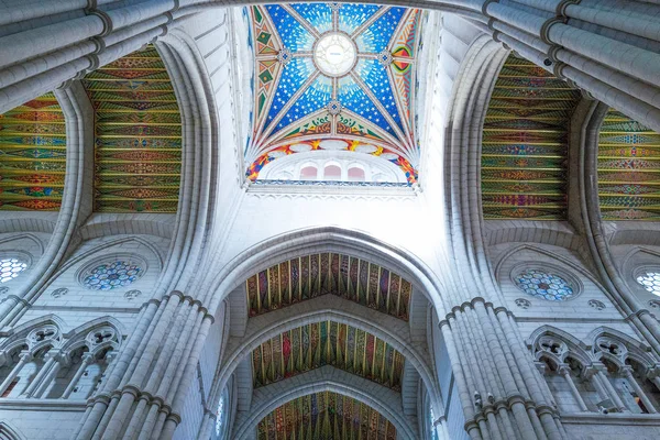 Madrid Spain August 2015 Nave Almodena Cathedral — Stock Photo, Image