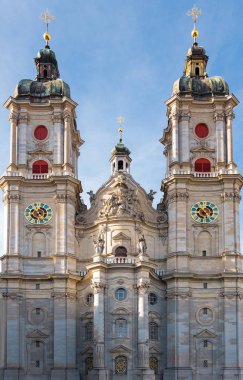 St.Gallen, İsviçre, Barok tarzı cephe katedral