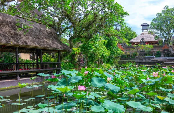 Bali Indonésia Jardins Templo Goa Gajah — Fotografia de Stock