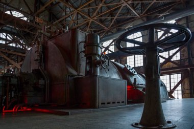 İstanbul, Türkiye - 21 Şubat 2013: Bir eski elektrik santrali trasformed Santral kompleks içinde 'enerji Müzesi' nde