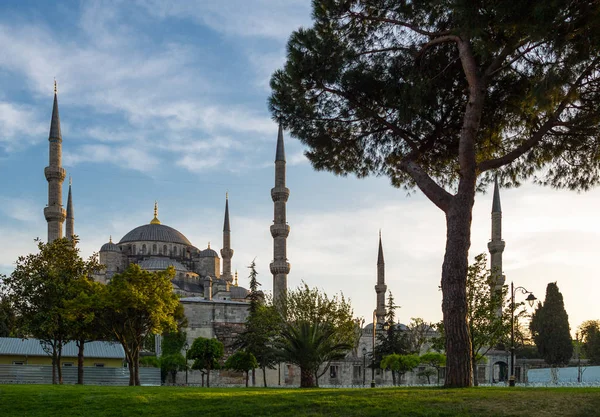 Istanbul Sultan Ahmed Mosque Blue Mosque Sunset — Stock Photo, Image