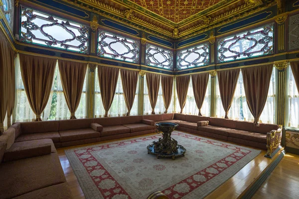 Istambul Turecko Mai 2013 Palác Topkapi Čtvrtého Nádvoří Vnitřek Terasy — Stock fotografie