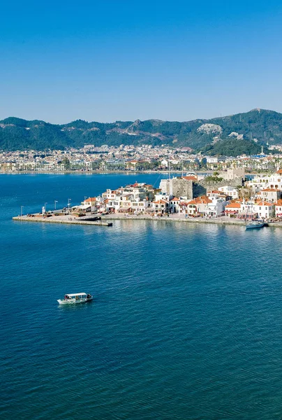 Marmaris Turquía Diciembre 2007 Casco Antiguo Visto Desde Mar — Foto de Stock