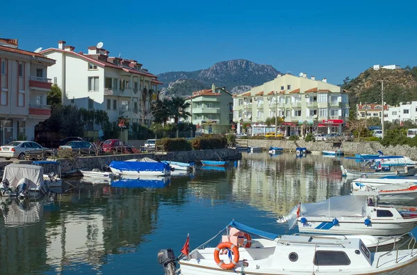 Marmaris Türkiye Aralık 2007 Boş Zaman Etkinlikleri Tekneler Liman — Stok fotoğraf