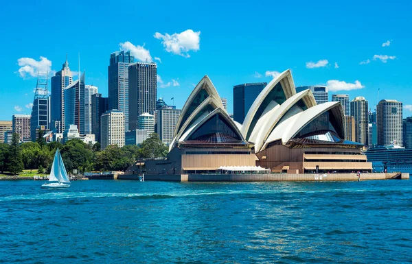 Sydney Australia Października 2014 Centrum Miasta Opery Zatoki — Zdjęcie stockowe