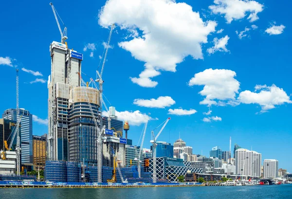 Sydney Australia Października 2014 Budowach Darlin Harbour — Zdjęcie stockowe