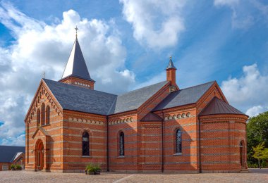 Jutland antik mimarileri ve vahşi manzaralar