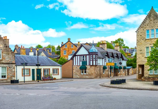 Det är Dornoch. Arkitektur, konst och natur — Stockfoto