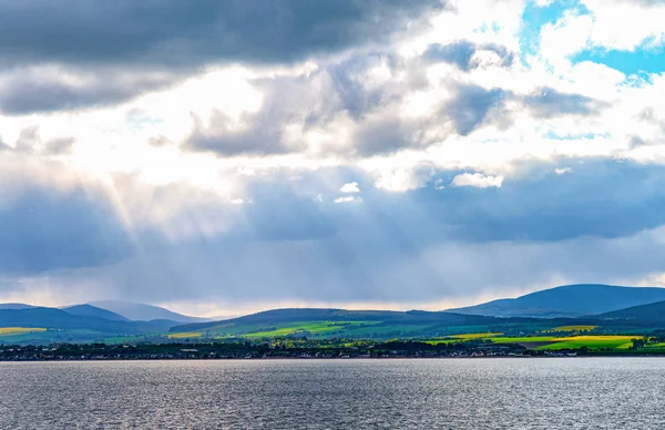 Det är Dornoch. Arkitektur, konst och natur — Stockfoto