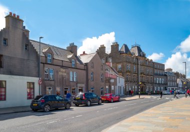 Kirkwall, Orkney adalarının eski başkenti.