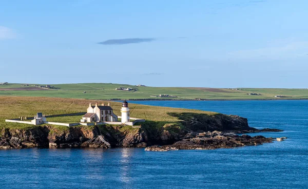 Orkney charmosa paisagem marinha ao pôr do sol — Fotografia de Stock