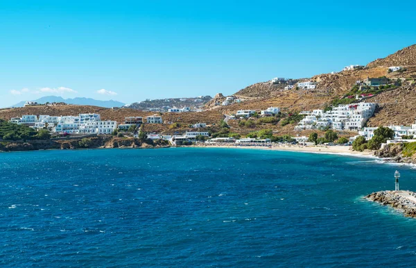 Grekland Mykonos Sett Utifrån Havet — Stockfoto