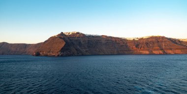 Yunanistan, Caldera deniz bölgesinden Santorini manzarası