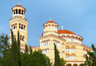 Yunanistan, Selanik Körfezi, Aegina Adası, Aziz Nectarios Katedrali