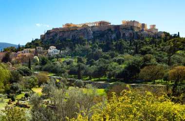 Yunanistan, Atina ve Akropol tepesi Antik Agora 'da görüldü