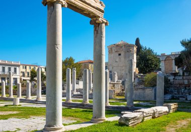 Greece, Athens, the ruins of the Roman Agora clipart