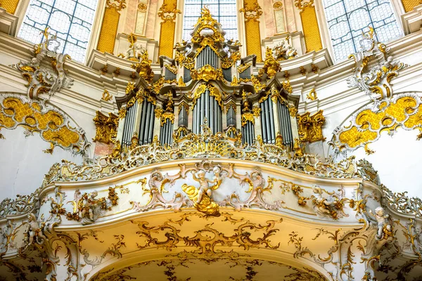 Ettal Germany Juky 2018 Bavarian Lander Upview Ancient Organ Monastery — 스톡 사진