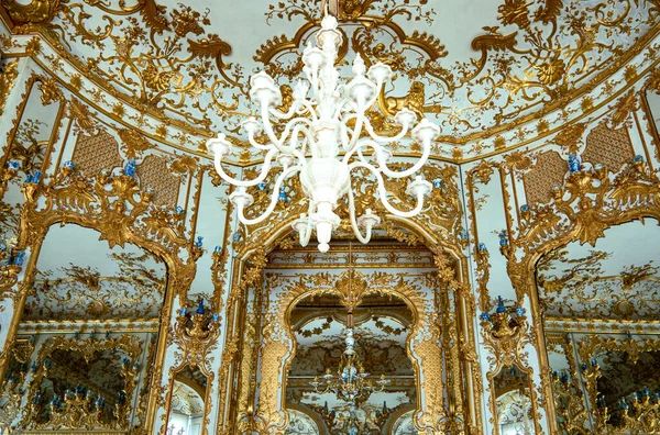 Mnichov Německo Července 2018 Zrcadlová Místnost Mnichovské Rezidenci — Stock fotografie
