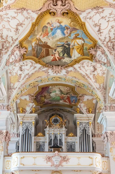 Munich Allemagne Juillet 2018 Ancien Orgue Église Saint Gost — Photo