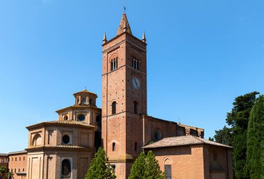 İtalya, Ascanio, Monte Oliveto Maggiore Santa Maria Manastırı, dış görünüş