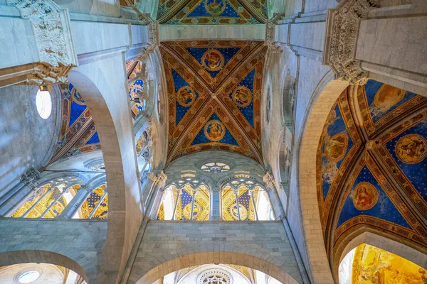 Lucca Italy June 2018 Decorated Vault San Martino Cathedral — Stock Photo, Image