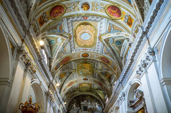 Lucca Italia Junio 2018 Basílica San Frediano Bóveda Capilla Madonna — Foto de Stock