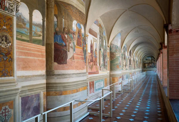 Asciano Itália Junho 2020 Abadia Santa Maria Monte Oliveto Maggiore — Fotografia de Stock