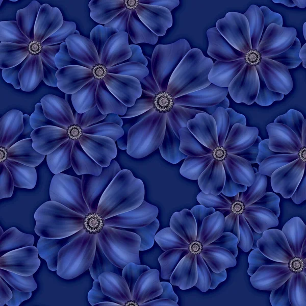 Seamless pattern with flowers for print, greeting cards, advertising.