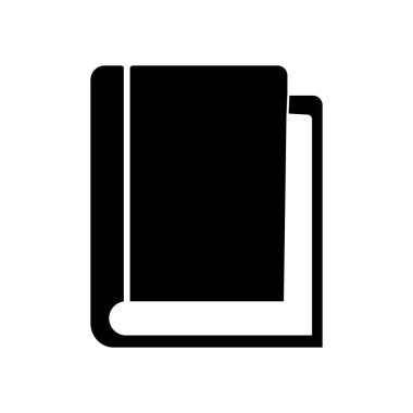 kitap simgesi vektör illüstrasyon tasarım şablonu