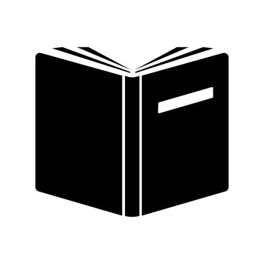 kitap simgesi vektör illüstrasyon tasarım şablonu