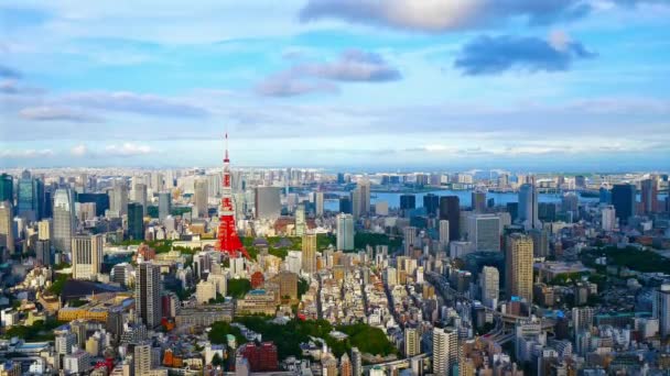 日本の東京都のタイムラプスビュー — ストック動画