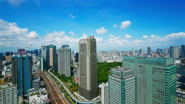 Time Lapse Vista Tokyo Città Giappone — Video Stock