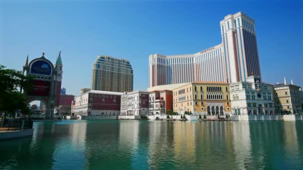 Macau China Setembro 2018 Hotel Casino Veneziano Macau China — Vídeo de Stock