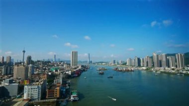 4K Zaman dilimi Hong Kong şehrinin siluetini eritti