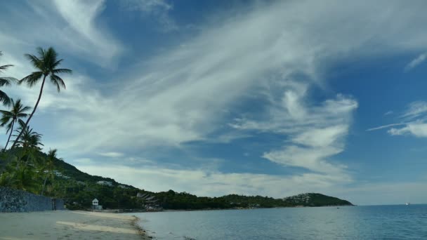 Pittoresco Porto Turistico Con Spiaggia Tropicale Vacanze Viaggi — Video Stock