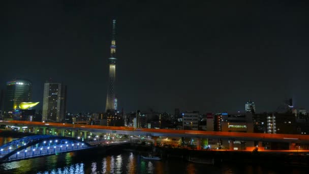 Time Lapse Van Osaka Stad Japan — Stockvideo