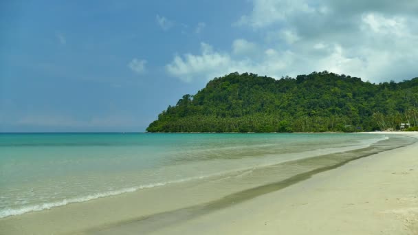 Pitoresca Marina Com Praia Tropical Férias Viagens — Vídeo de Stock