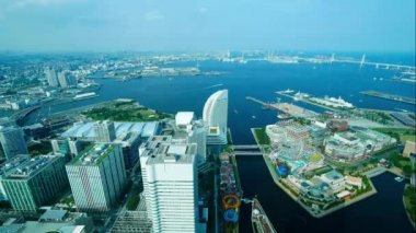Yokohama Cityscape, Japonya Timelapse görünümü