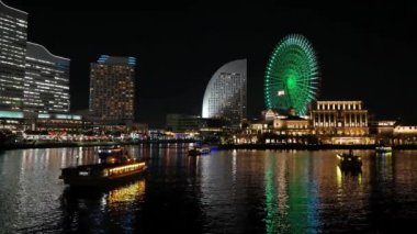 Yokohama gece manzarasının zamanlaması, Japonya