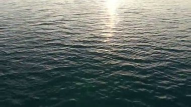 mavi deniz su dalgalanma, video 