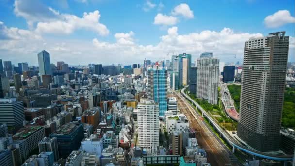 Time Lapse Vista Tokyo Città Giappone — Video Stock