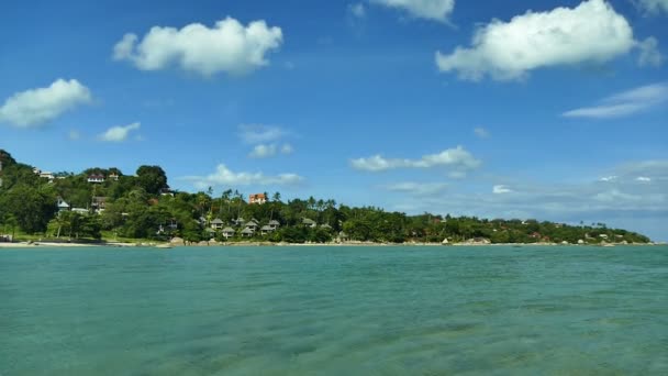 Vue Aérienne Incroyable Sur Mer Île Tropicale — Video