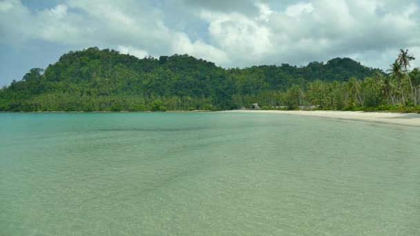 Tropikal Plaj Ile Pitoresk Marina Tatil Seyahat — Stok video