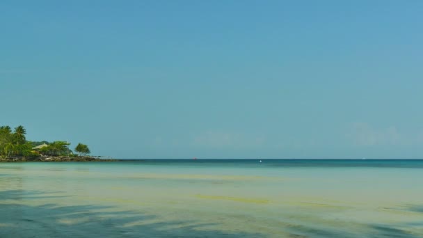 Pintoresca Marina Con Playa Tropical Vacaciones Viajes — Vídeo de stock