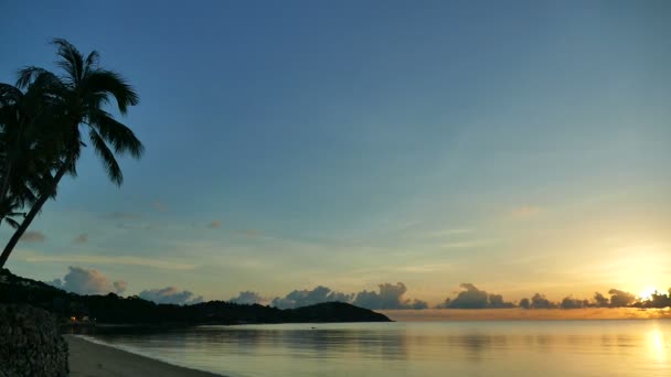 Coucher Soleil Sur Les Vagues Mer Ciel Spectaculaire — Video