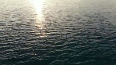 mavi deniz su dalgalanma, video 