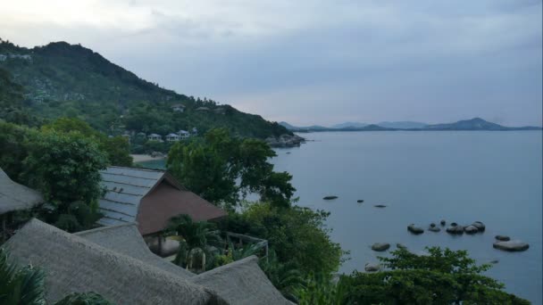 Vue Aérienne Incroyable Sur Mer Île Tropicale — Video