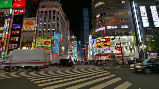 Tokio Japan Června 2018 Lidé Přecházející Shibuya — Stock video