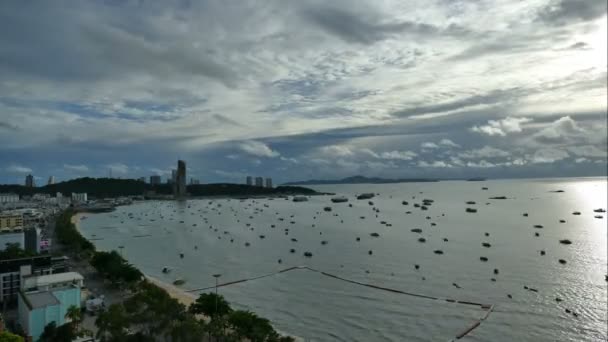 Caducidad Tiempo Ciudad Pattaya Tailandia — Vídeo de stock