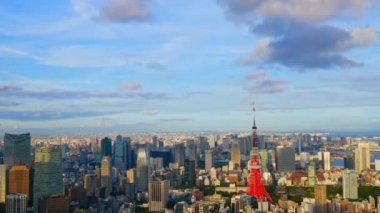  Tokyo şehrinin havadan görünüşü, Japonya